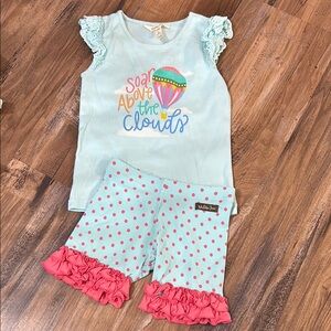 Matilda Jane lets go together Soar Above Top & warming up shortie size 6